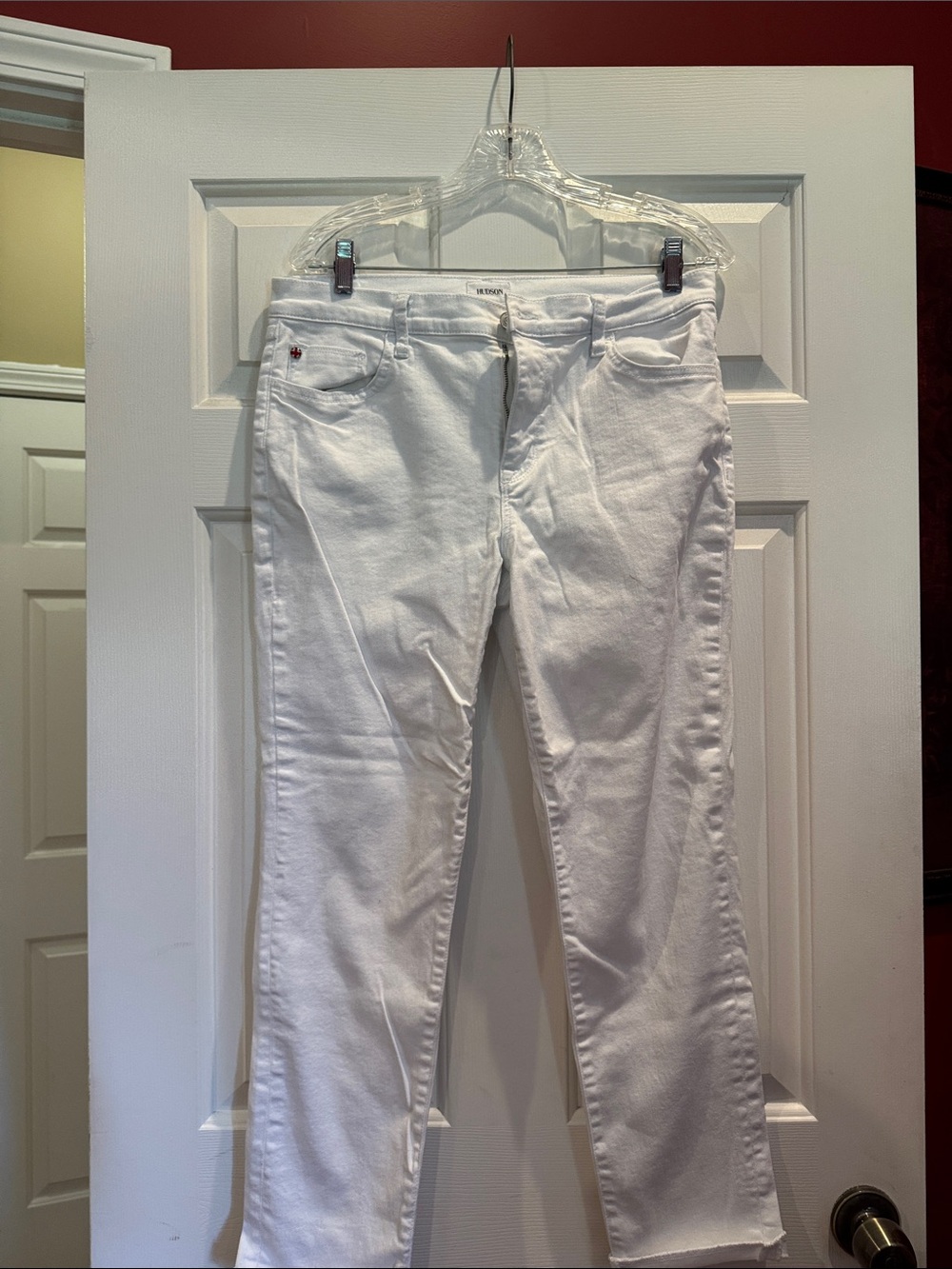 Hudson Jeans Women's White Skinny Jeans